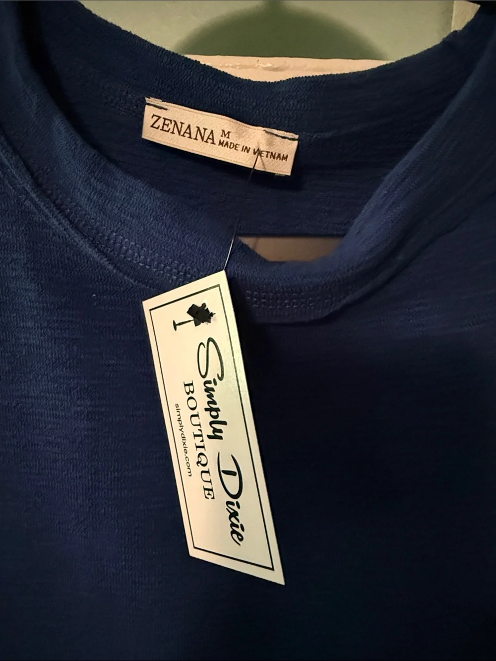 Zenana Cotton Slub Short Sleeve Tee And Wide Leg Pants Set